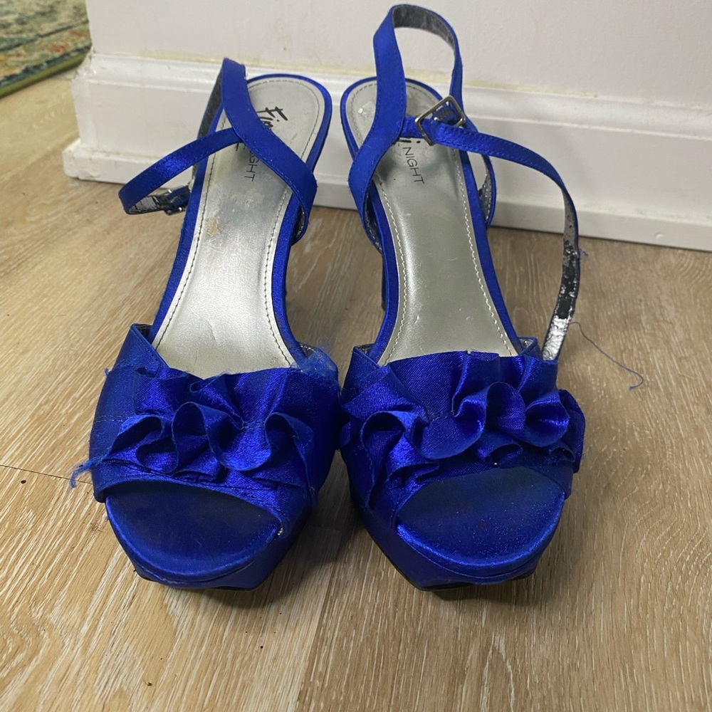 Blue heels